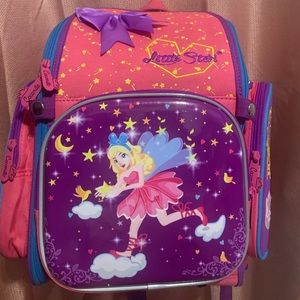 Girls Pink Fairy Bookbag